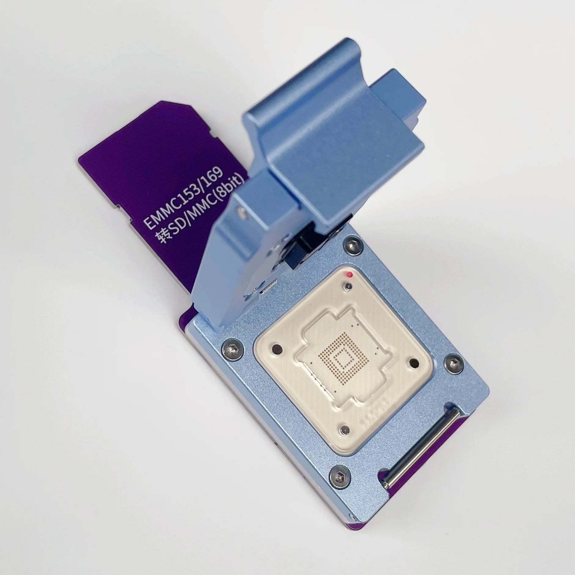 EMMC153/169 Burner Programmable Socket to SD Card Interface 8-bit Data Cable Metal emmc 153/169 socket