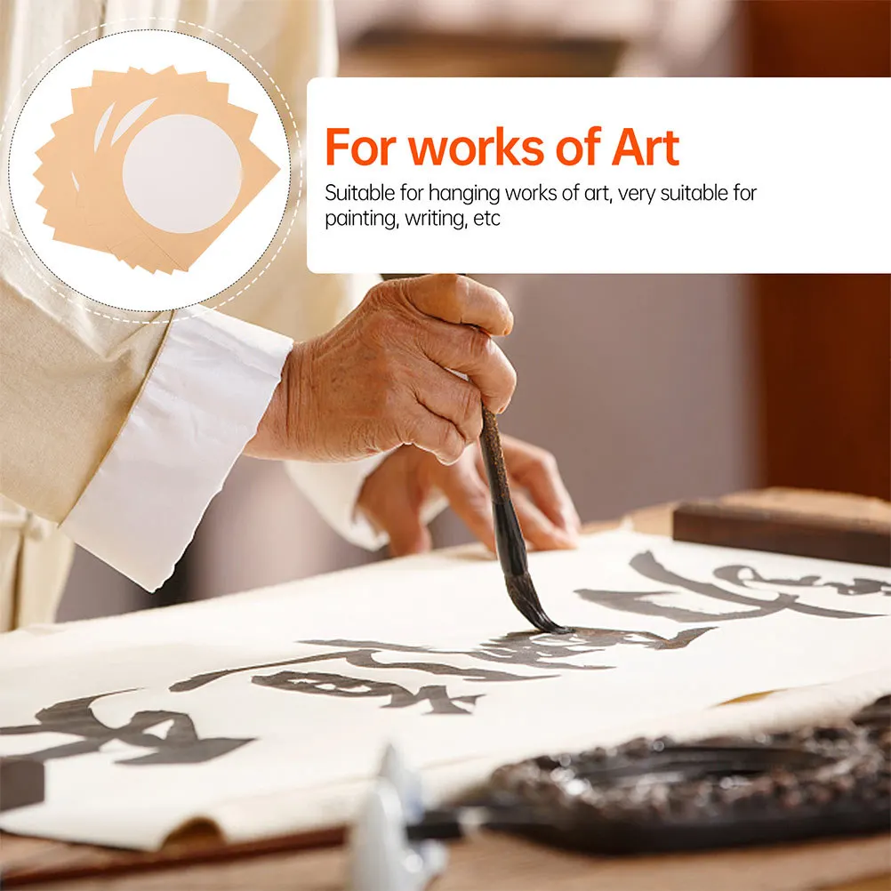 

20Pcs Calligraphy Writing Paper Specially Designed for Brush Ink Practice Excellent Ink Absorption for Sumi-E and Kanji Art