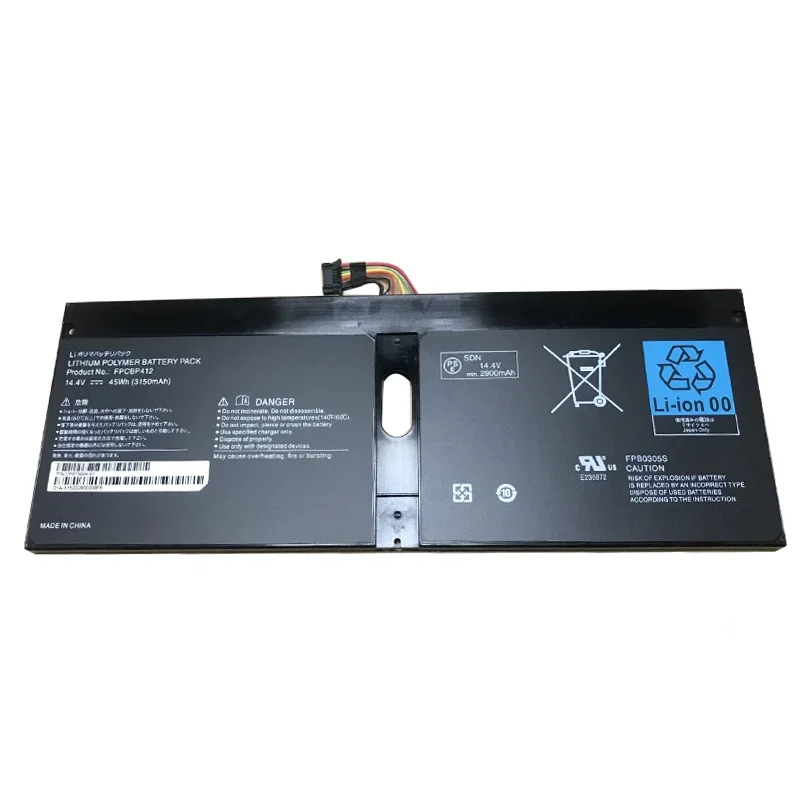 Imagem -02 - Lmdtk Novo Fpcbp412 14.4v 45wh Bateria do Portátil para Fujitsu Lifebook U9040m75a1de U9040mxpb1de