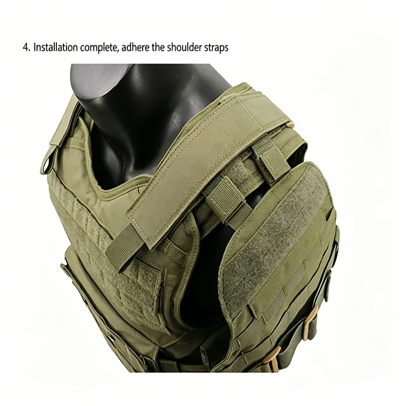 Universal Shoulder Guards for Outdoor Tactical Use Tactical Vest Add-On Extension Set