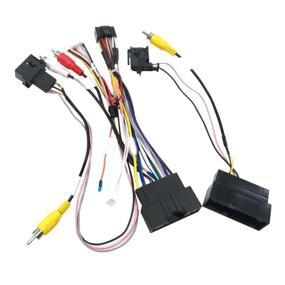 For Ford Focus 2011 2019 Radio Canbus Box Adapter with Power Cord ABS Material for Stable Installation and Use