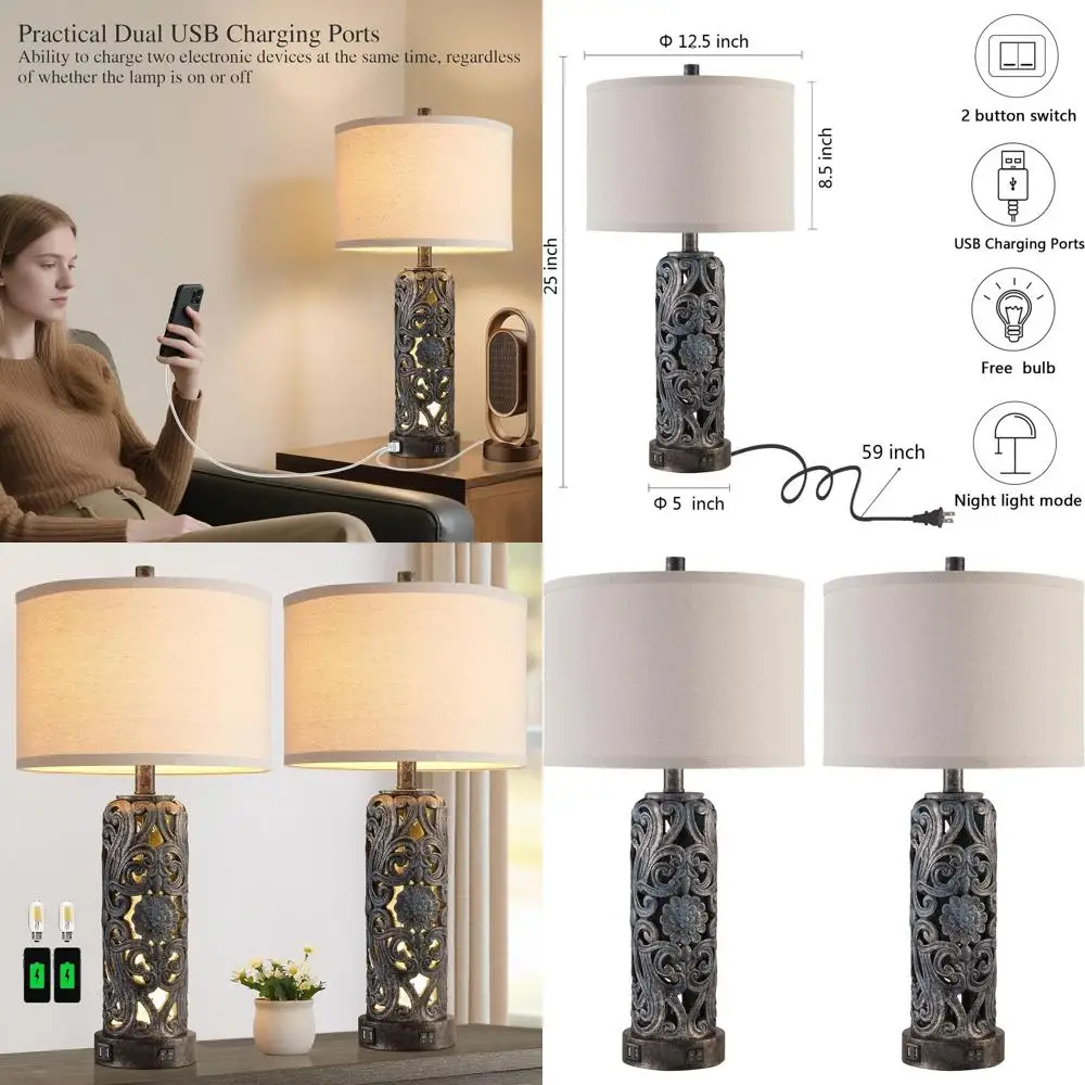 Pair Of 25 Rustic T…