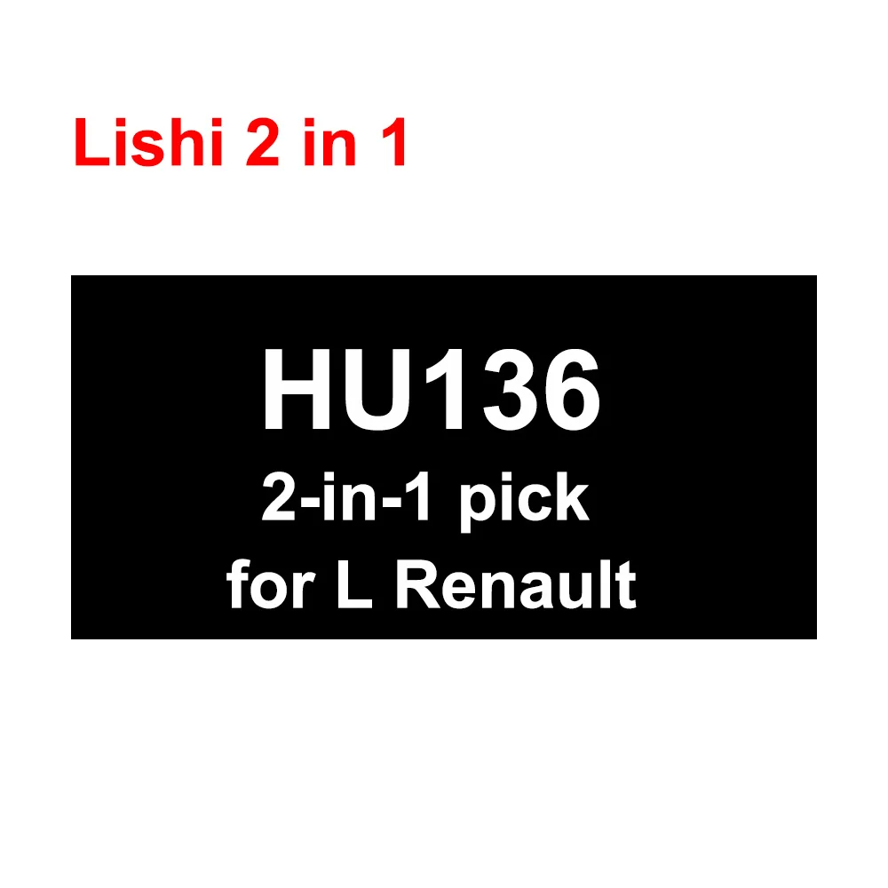 

Lishi 2 in 1 HU136 2in1 tool for L Renault