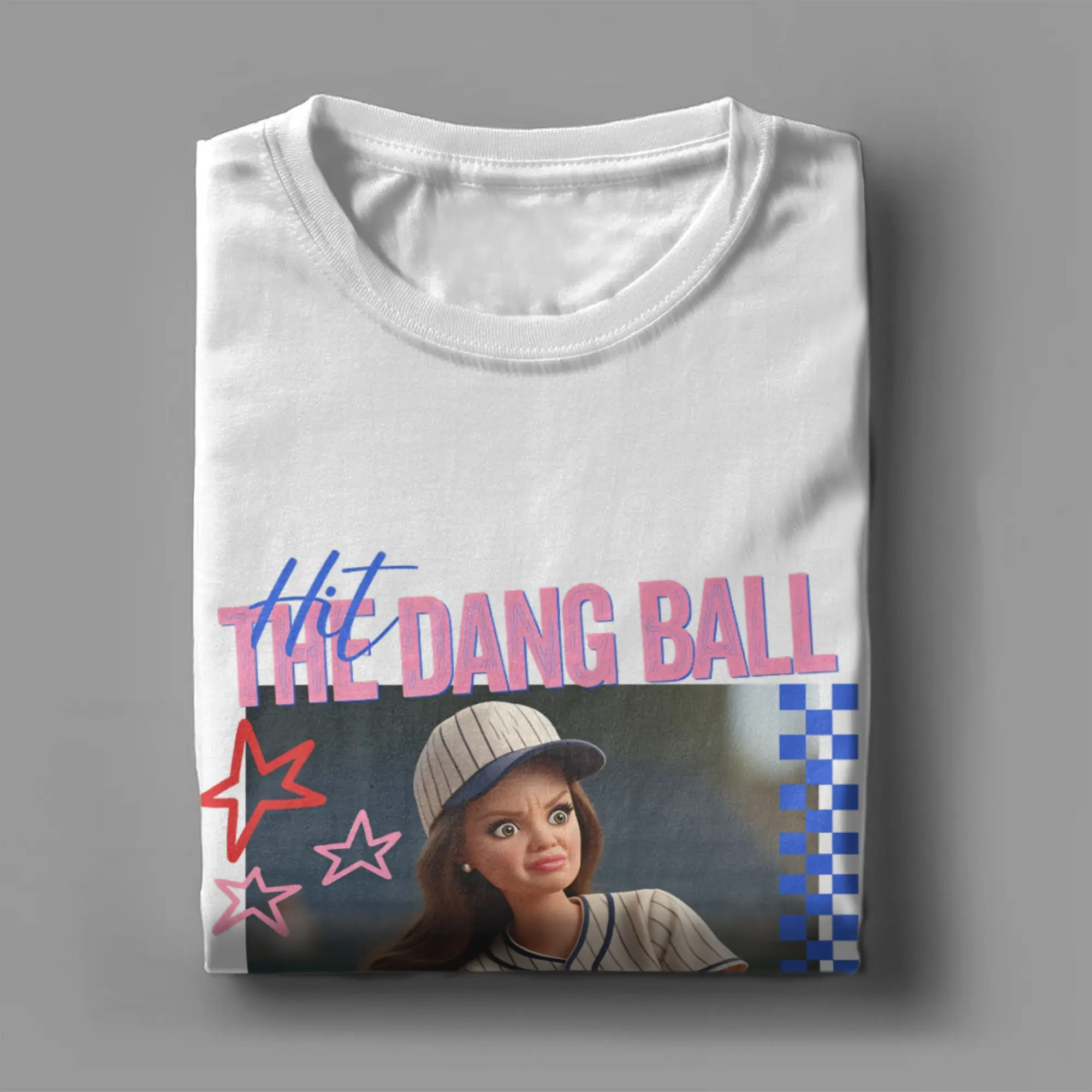 Hit The Dang Ball T Shirt Summer  100% Cotton T Shirts For Men Hipster Casual Tee Shirt Short Sleeve Y2K Funny Tops