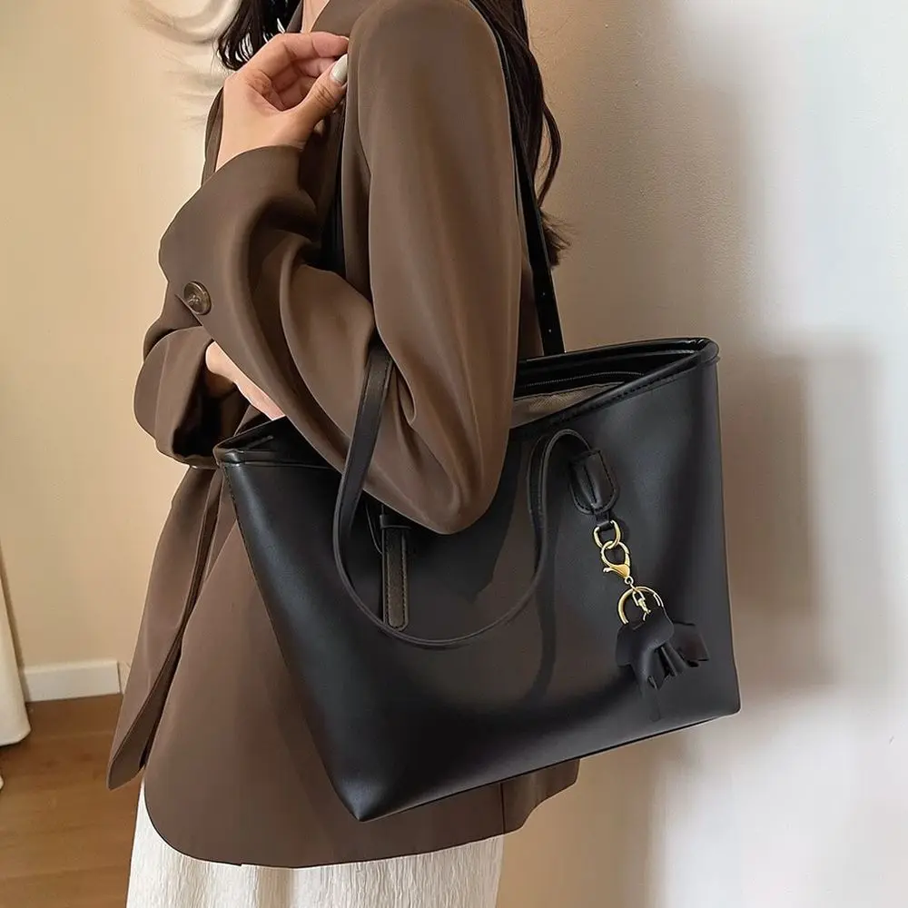 Corduroy Tote Bag Women Luxury Shoulder Purse Casual Large Capacity Handbag Elegant Daily Commuter Satchel Soft Fashion Bag