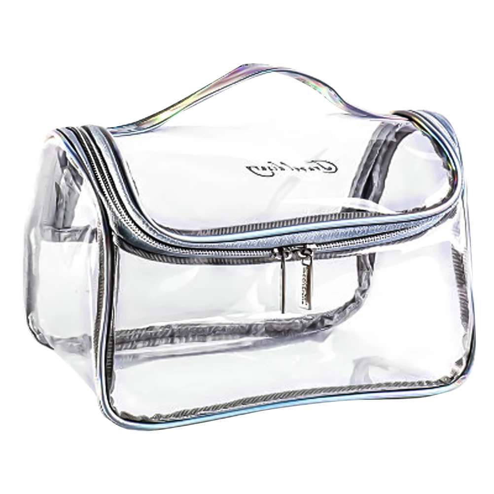 

Portable Makeup Bag ganizer Transparent Large Capacity Travel Gym Outdoor Storage For Cosmetics Accessories