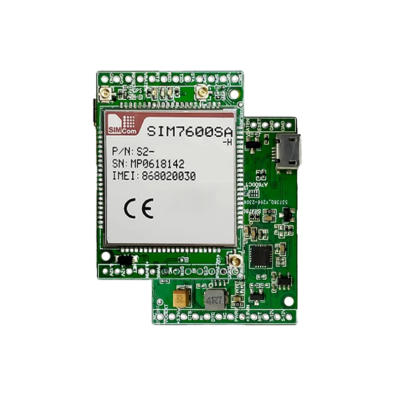 SIMcom-SIM7600SA-H LTE CAT4 Core board breakout kit, TE-A, 1 piezas