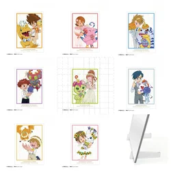 Game Digimon Adventure Acrylic Stand Doll Anime Agumon Gabumon Piyomon Tailmon Patamon Gomamon Figure Model Cosplay Toy Gift