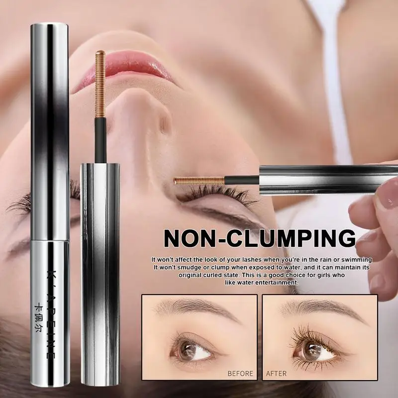 3d Curling Wimper Ijzeren Mascara Waterdichte Vlek-Proof Lash Mascara Langdurige 3d Krultang Mascara Voor Volume Wimpers