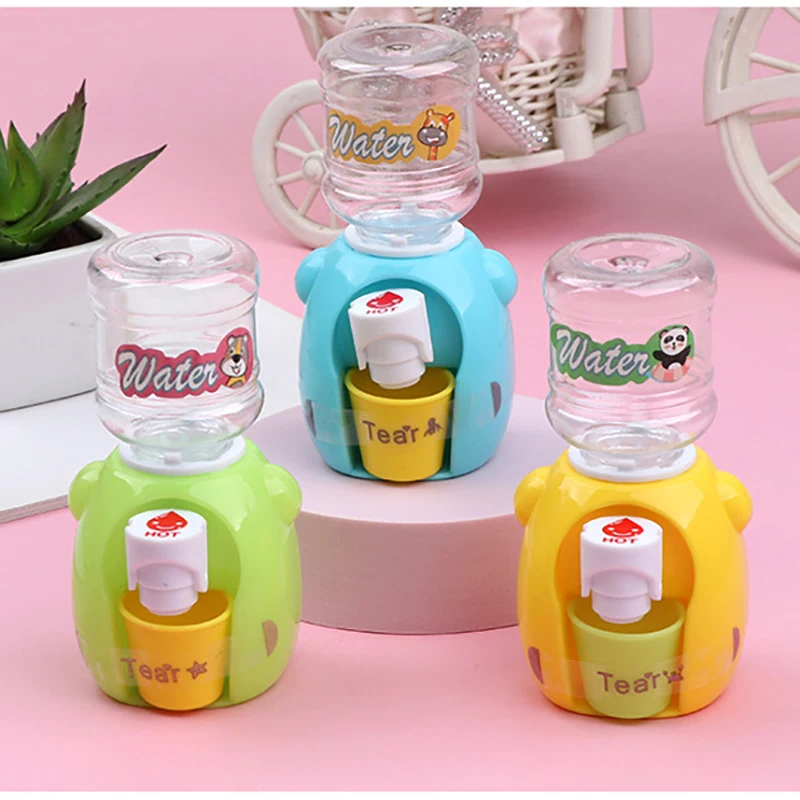 Children's Mini Water Dispenser Little Girl Play House Toys Creative Simulation Kitchen Toys Can Be Water Fun Drink Machine Toys