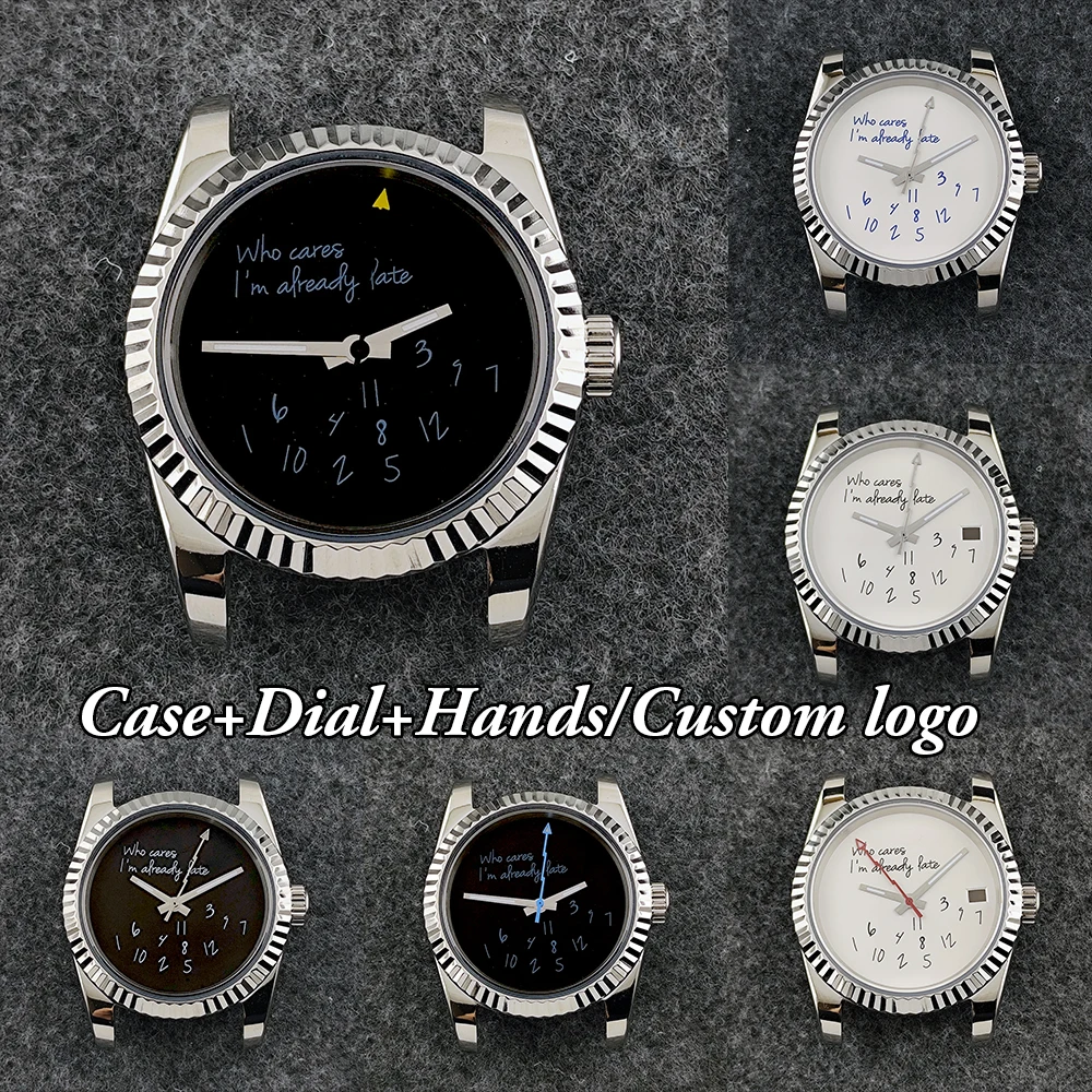 

Корпус часов NH35, который уход, мужские часы с циферблатом, корпус из нержавеющей стали 36/39 мм, подходит для аксессуаров для часов с механизмом NH35