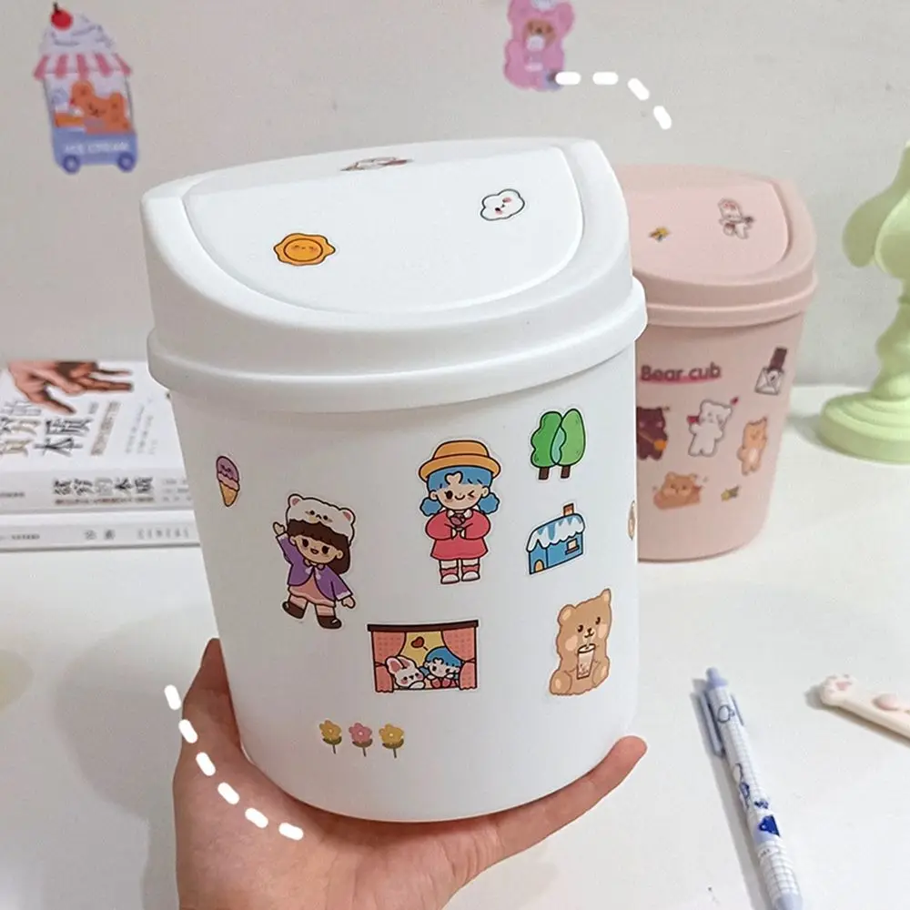 

Creative Garbage Household Cleaning Tools Desktop Dustbin Storage Basket Trash Can Garbage Bin Waste Bin Dustbin Basket