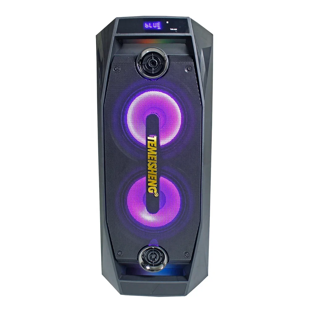 2023 hot selling portable Outdoor Portable trolley Speaker DJ Speaker System Subwoofer Sound Box With  accessories