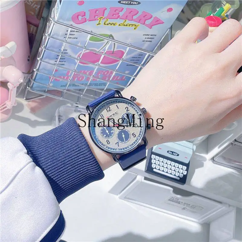 

Электронные часы CL для экзаменов, бесшумные, для средней школы, мужские, в студенческом стиле, универсальные, простые, с большим циферблатом и стрелочным указателем