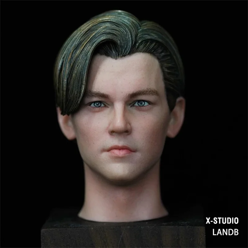 1/6 Male Soldier Leonardo DiCaprio Head Carving Model Accessories Fine Coated Plate Fit 12'' Action Figure Body In Stock