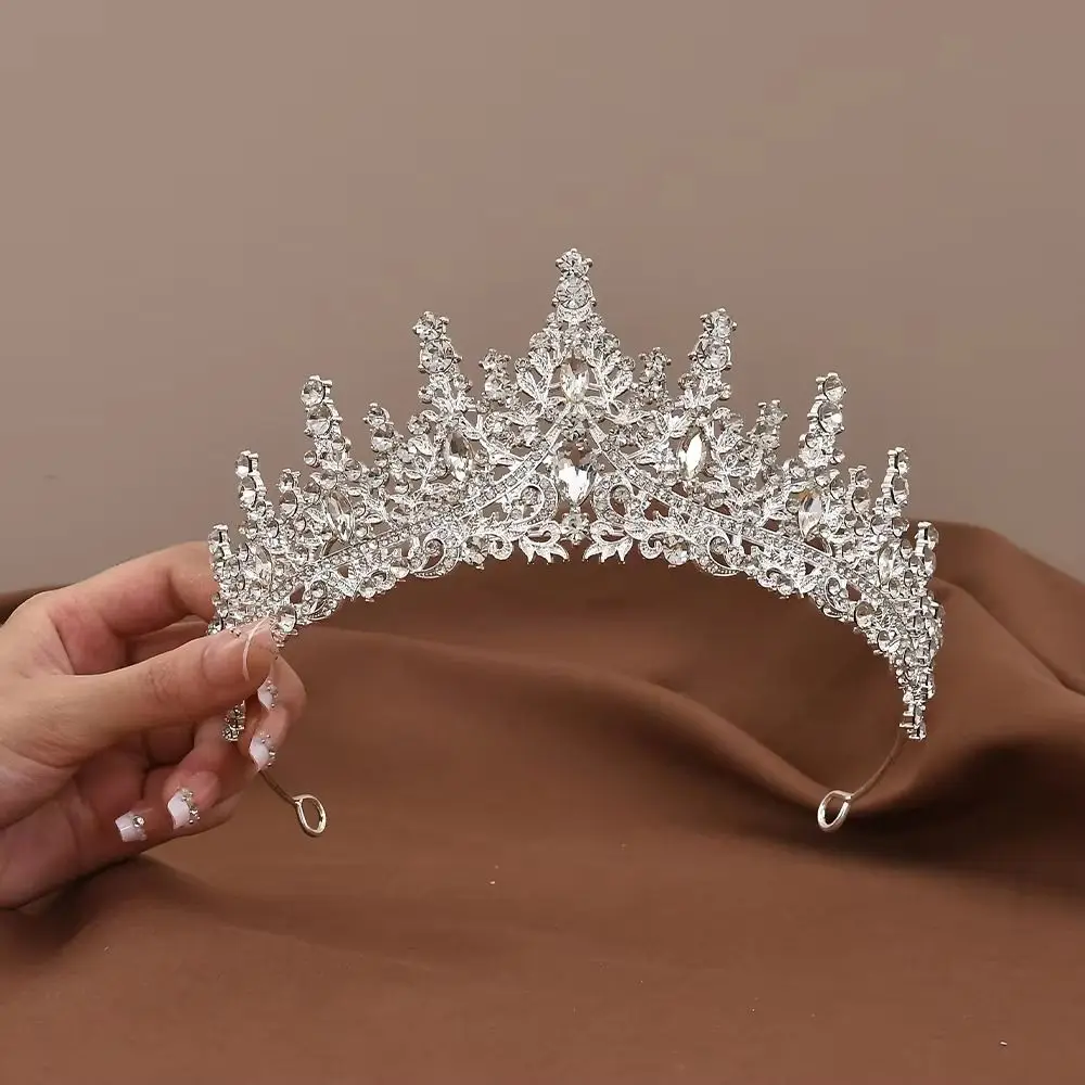 

Hair Accessories Rhinestone Romantic Headband Headdress Luxury Wedding Crown Headwear Sweet Bride Tiara Pendant