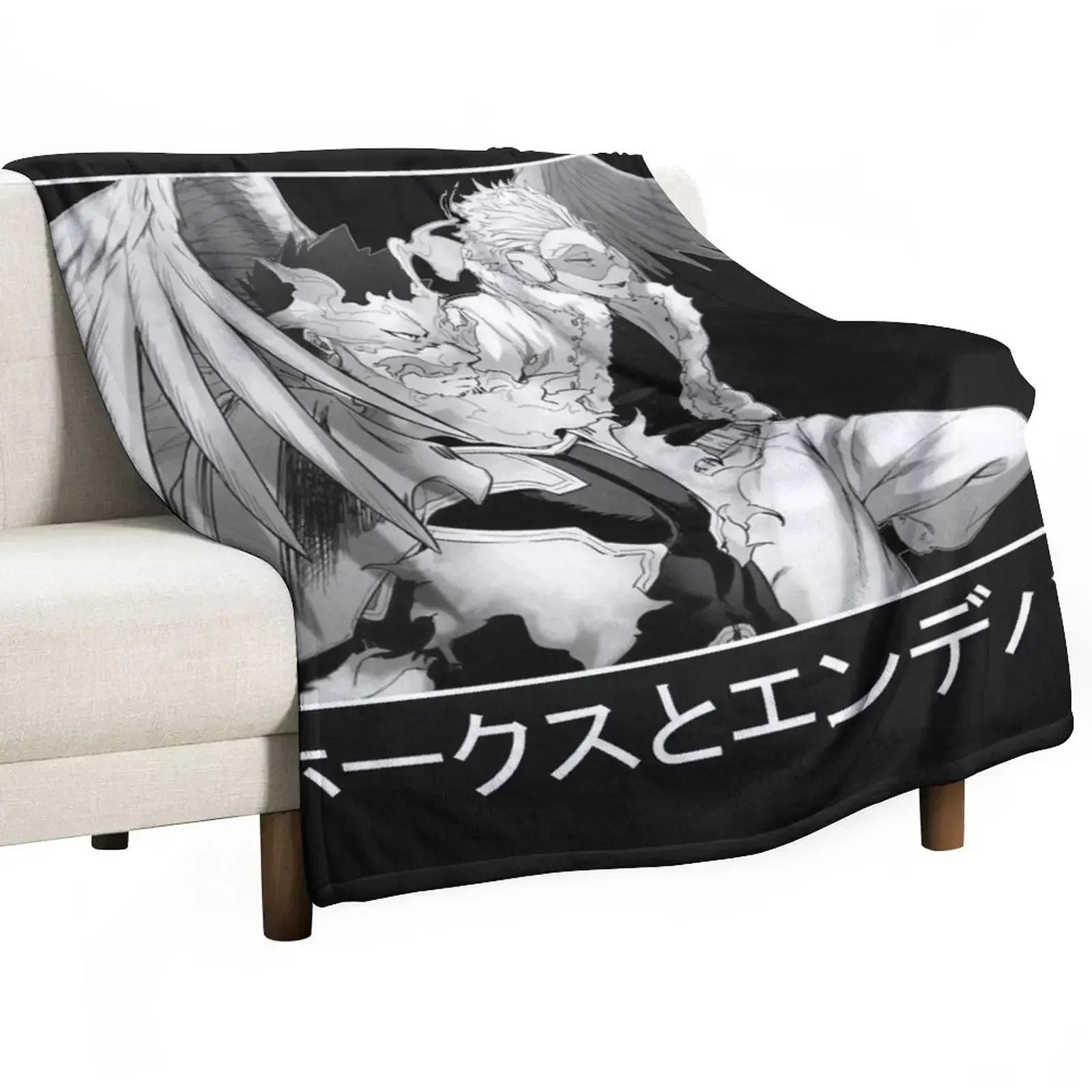 

Endeavor & Hawks Throw Blanket Vintage Furry Nap Loose Blankets