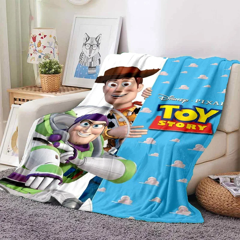 3D Toy Story Disney Cartoon Soft coperte, Keep Warm Throw coperta coperta comoda per letti da Picnic divano Home Bedroom Kid Gift