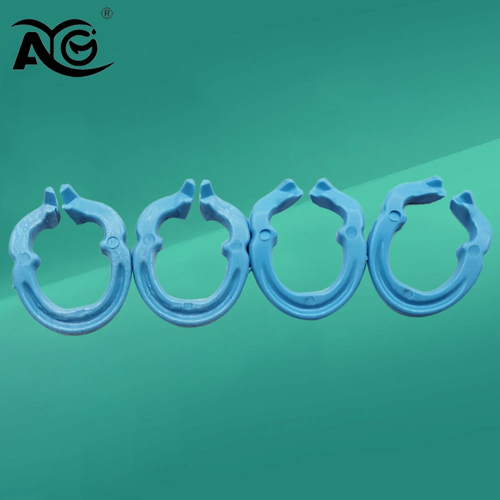 

AG 50Box Dental Rubber Dam Clamps Autoclavable 135℃ Peek Barrier Clips Large/ Small Resin Material Dentist Tools Dentistry Lab