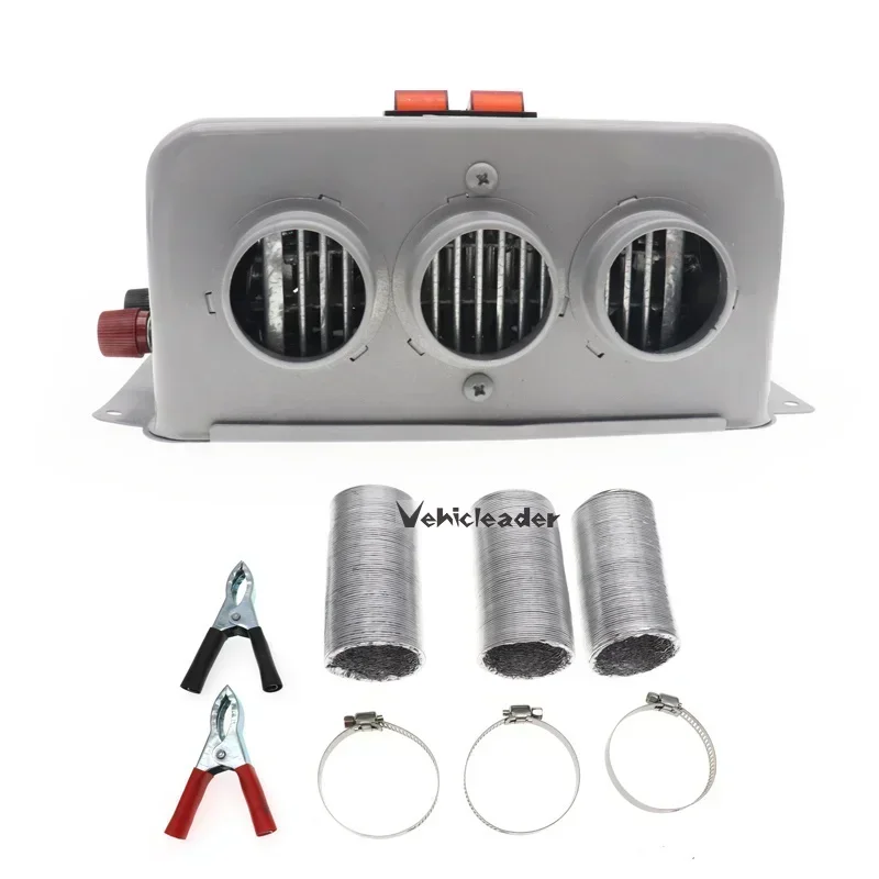 12V/24V 500W-800W Car Heater Electric Cooling Heating Fan Portable Dryer Windshield Defogging Demister Defroster Trucks Boat