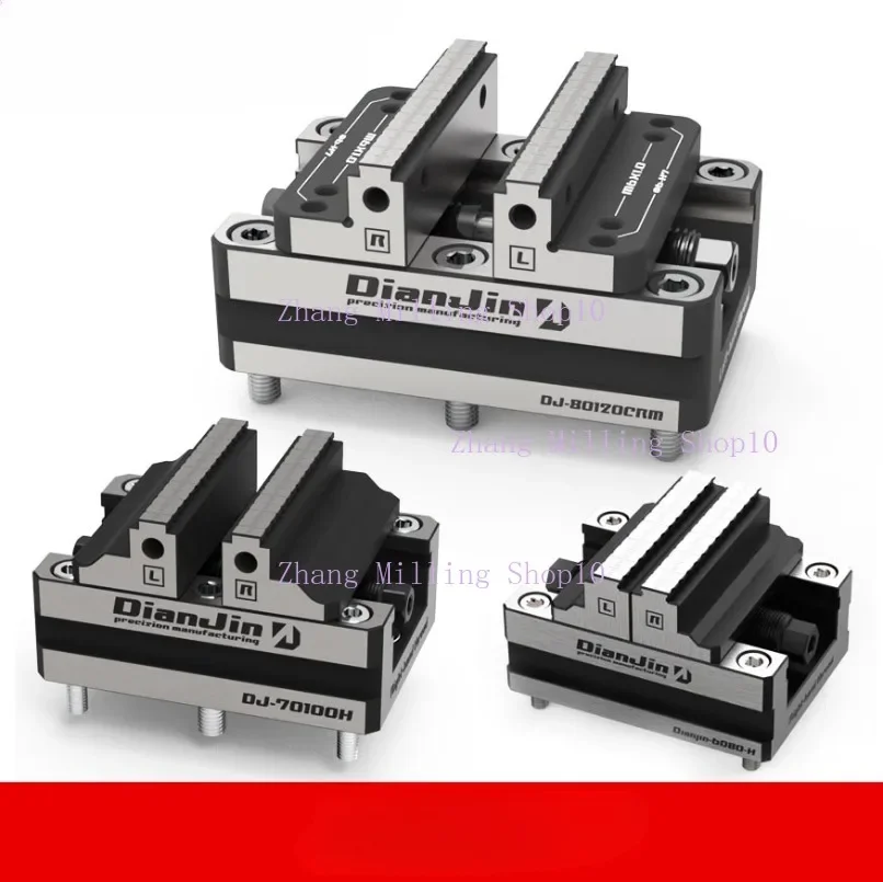 Four-Five-Axis Fixture Self-centering Vise Positive and Negative Quick Clamping 3-8 Inches DJ-6080H Self Centering Vise Tool