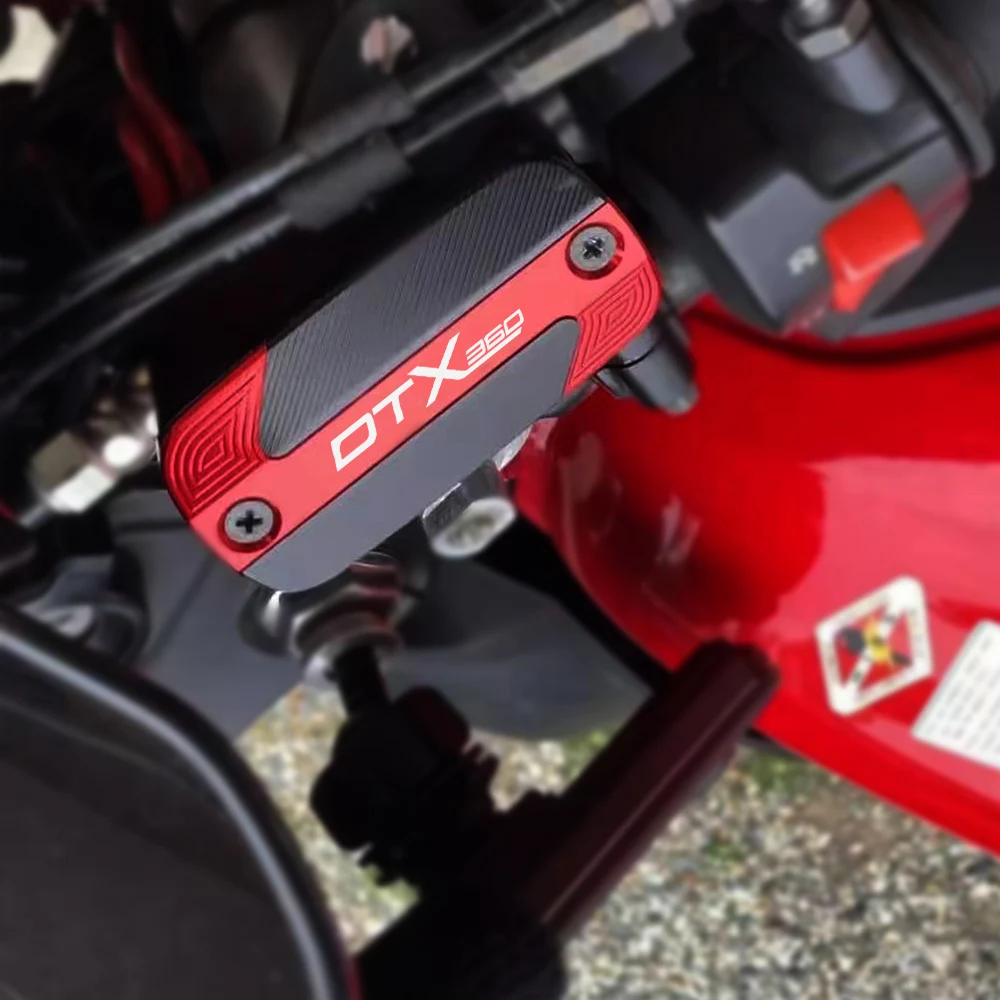 For KYMCO DTX360 DTX 360 TCS 2022 2023 Aluminum Motorcycle Modified Front Brake Fluid Tank Reservoir Cover Accessories