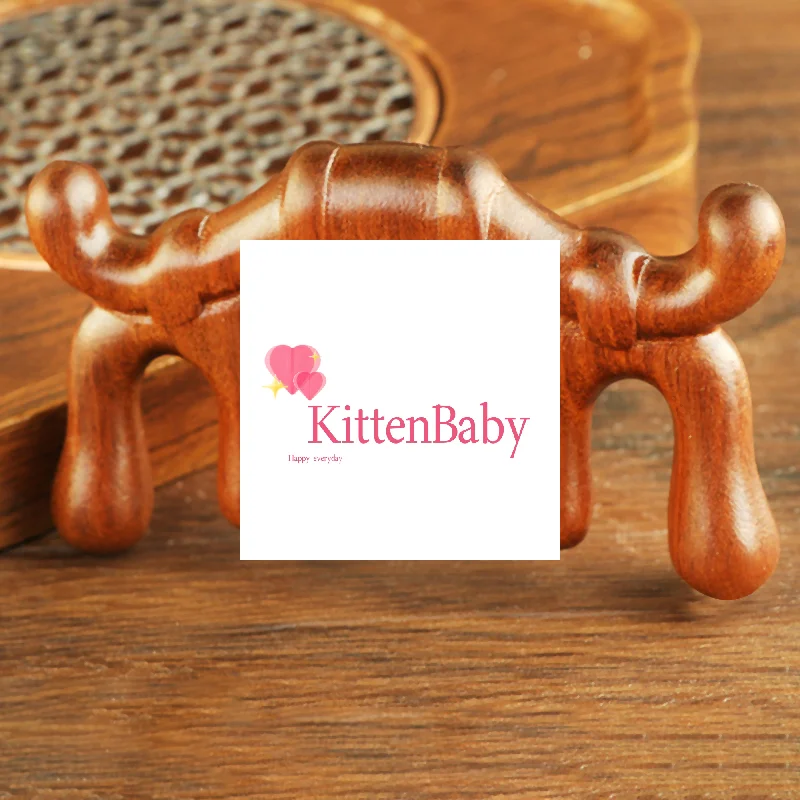 Peine de masaje de madera de tallado exquisito, masajeador de aceite para cabeza del cuero cabelludo de sándalo, herramientas de peine para el cabello del cuero cabelludo, peinado meridiano multifuncional