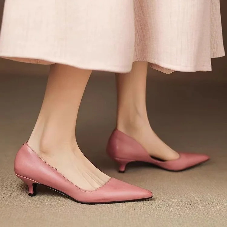 2026 New Sexy Pink Thin High Heels Pumps Women Pointed Toe Slip on Shoes Elegant Prom Wedding Stripper Ladies Dress Shoes
