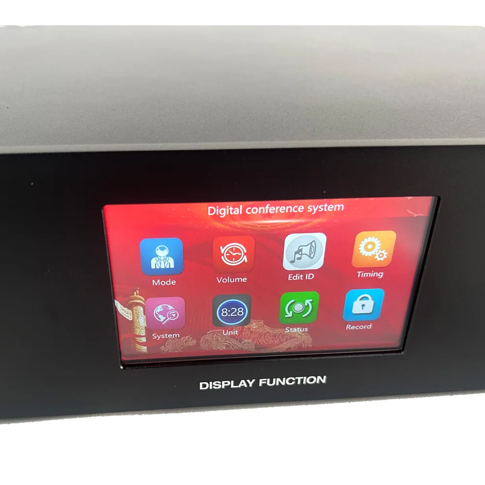 TLF Audio vidéo tout-numérique système de conférence filaire et sans fil hôte avec fonction de suivi vidéo Discussion discours dérive Functi