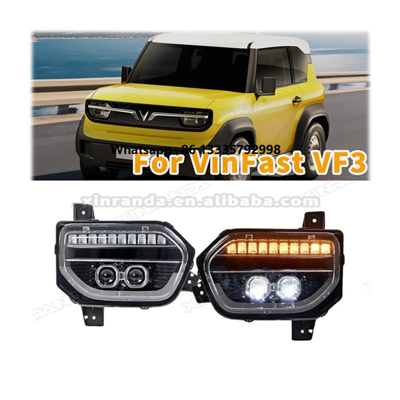 

Car Light Accessories Led Head Light for Vinfast Vf3 2018 2019 2020 2021 2022 2023