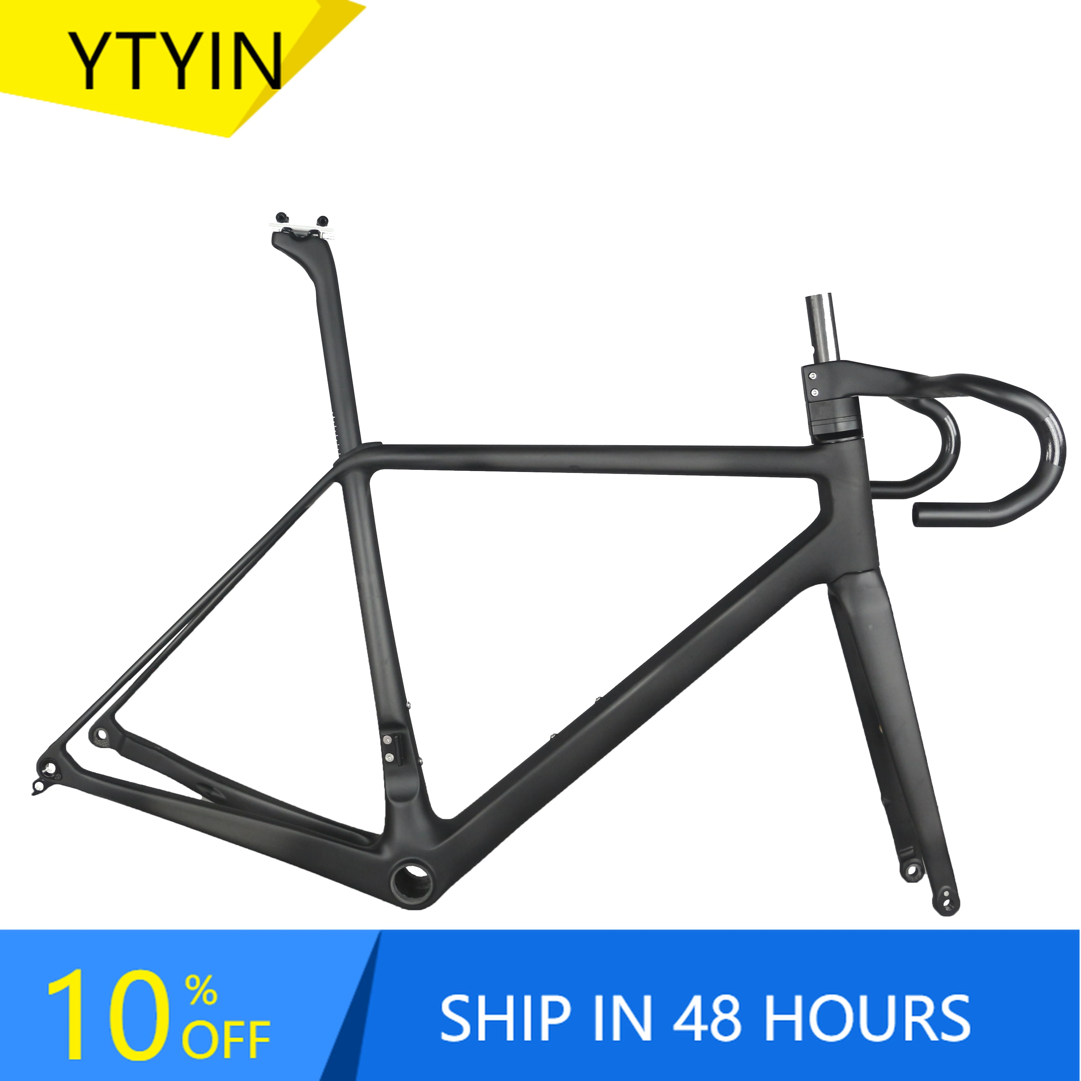 

YTYIN 2022 New Road Racing Carbon Fiber Factory Price Full Carbon Cycling Road Bicycle Frames FM639 Carbon Bike Frame