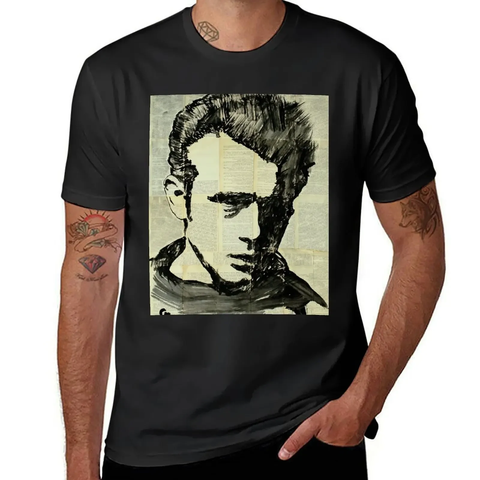 

James Dean T-Shirt Personalized t-shirt designer shirts T-shirt men