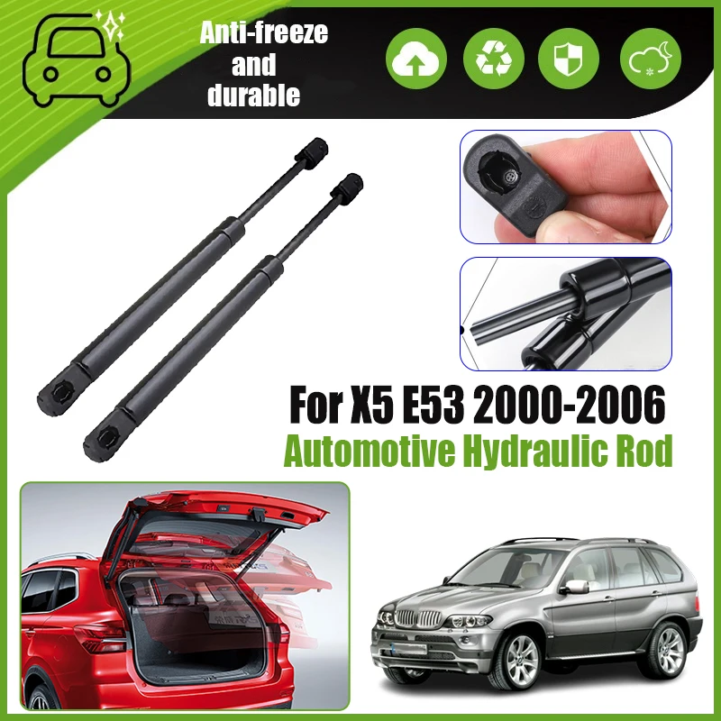 For BMW X5 E53 2000-2006 Hydraulic Rod Air Support Heavy-duty Pneumatic Rod Car Accessories Bars Raise Trunk Electric Tailgate