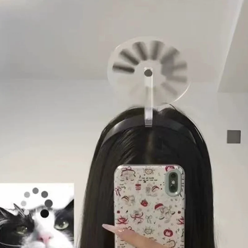 Pinza para el pelo de parodia de carga giratoria, diadema divertida sin carga de señal, horquilla única para el cerebro, regalos para amigos