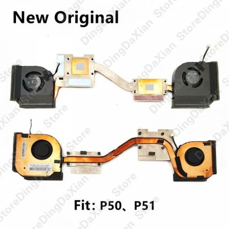 

D New Orig For Lenovo Thinkpad P50 P51 CPU Cooling Fan Heatsink 00NY520 00UR800