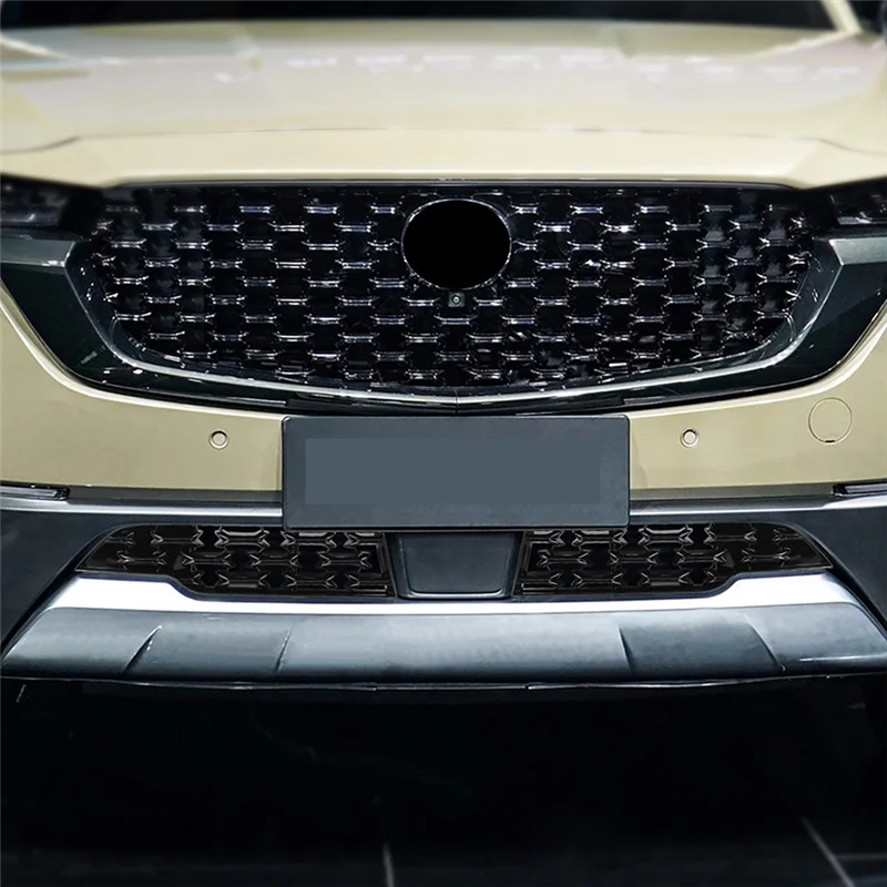 

A026-передний нижний бампер, решетка, литая крышка для Mazda CX-50 2020-2023, автомобильная передняя нижняя средняя сетка, украшение