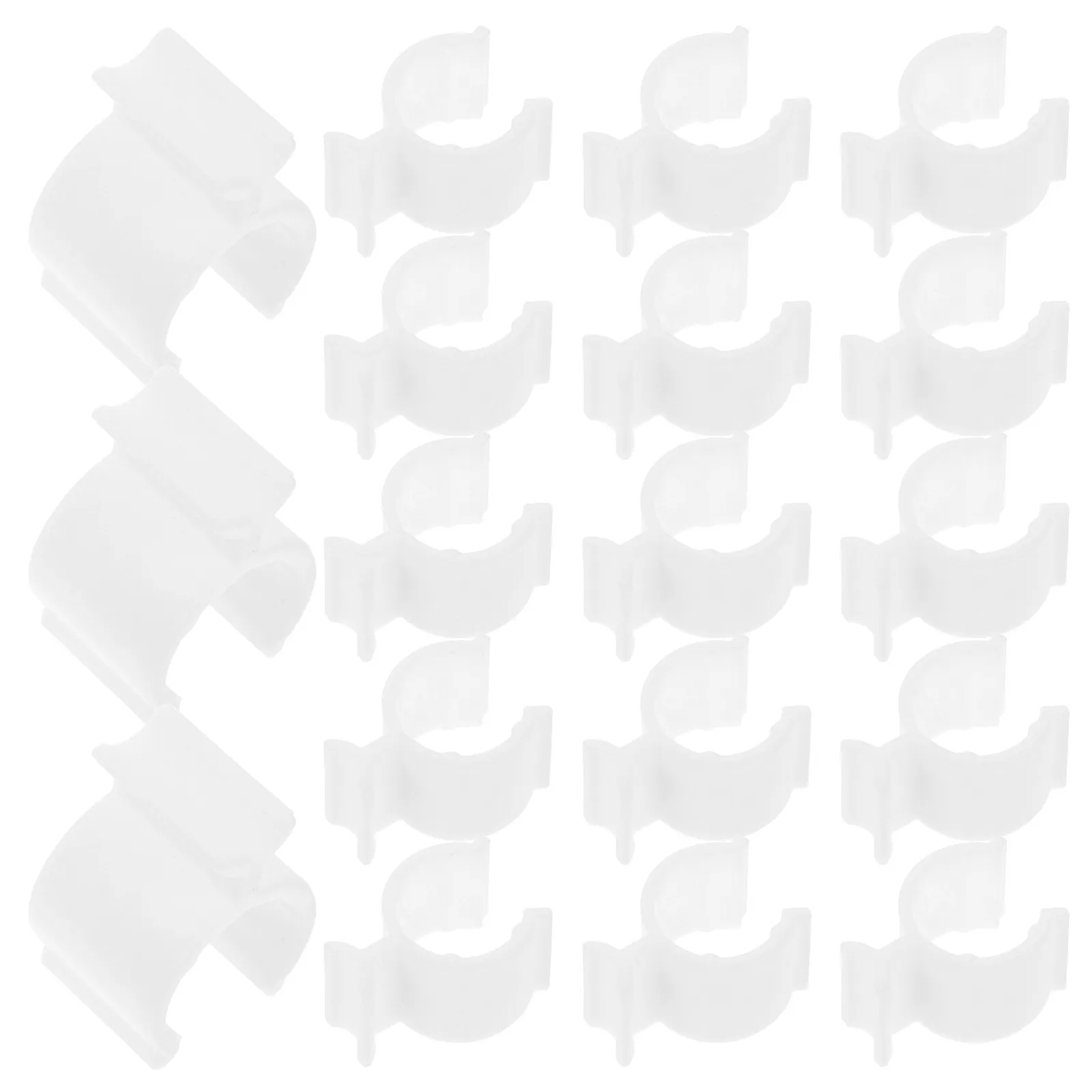 30Pcs Plastic PP Pump Clip Locks for Bottles Leakproof Seal Cleansing Oil Lotion Shampoo Dispenser Heads Secure Travel