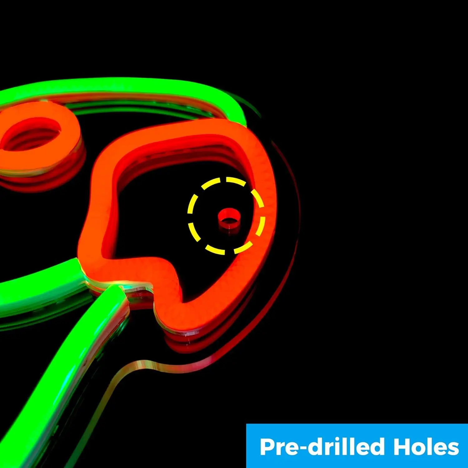 Parrot LED Neon Light - USB Powered, With Dimmer, Adjustable Brightness, Perfect for Living Rooms, Offices, Tropical Decor