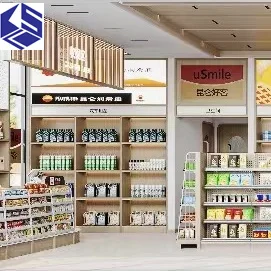 Custom.Supermarket Retail Shelves Snack Shelves Display case Customization