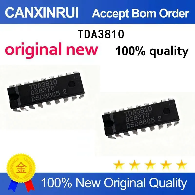 

(5-100 Pieces) New original TDA3810 DIP-18 sound field effect processor circuit chip IC