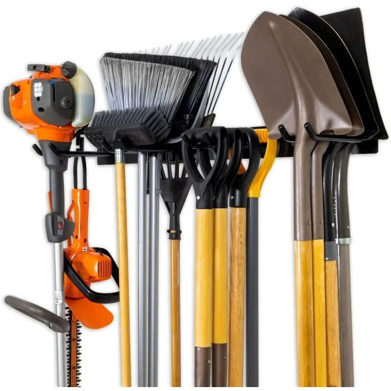 

Bedrock Tool Garage Tool Organizer Wall Mount, Garage Organization and Storage, Shovel & Rake Hangers Garden Yard