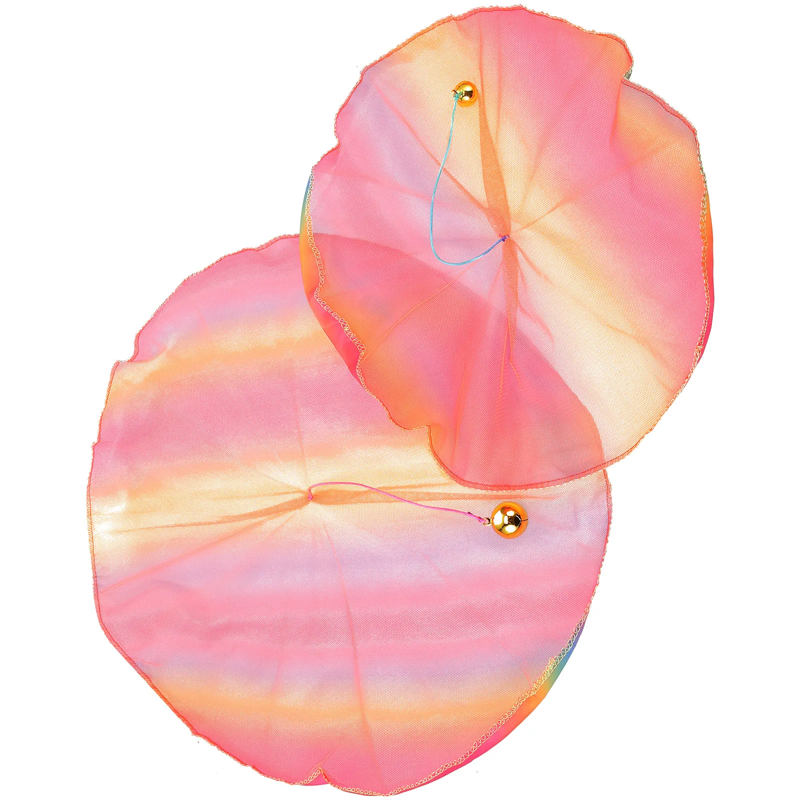 

2Pcs Children Parachute Outdoor Flying Hand Throw Playthings Colors Educational Outdoor Activities Fun