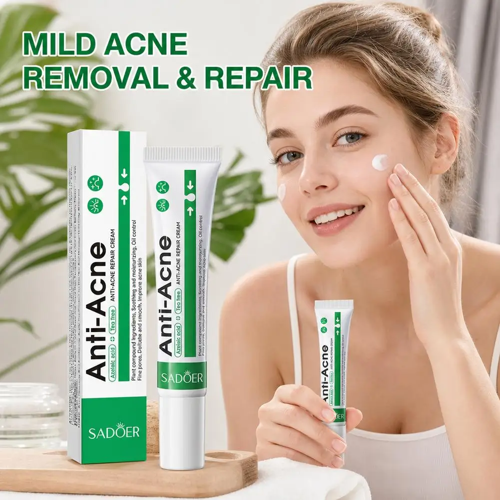 20g SADOER Soothing Cream Herbal Formula Oil Control Balance Water Oil Refine Skin Texture Moisturizing Facial Cream