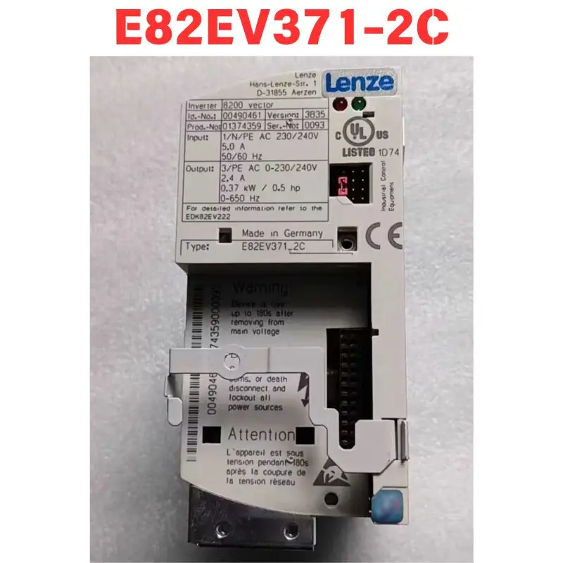 Used E82EV371-2C inverter Functional test OK