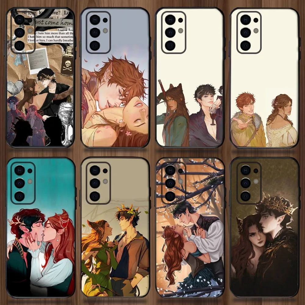 The Cruel Prince Jude And Cardan Phone Case For Samsung Galaxy A13,A21s,A22,A31,A32,A52,A53,A71,A80,A91 Soft Black Cover