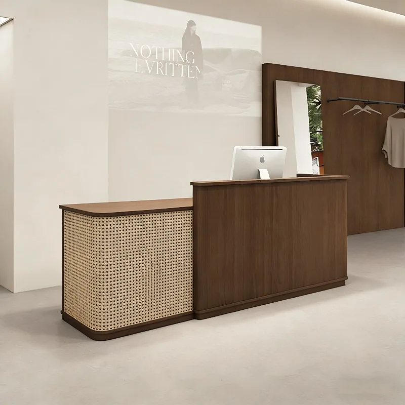 Business Custom Reception Desks Beauty Modern Restaurant Events Reception Desk Specialty Workstations Tavolo Reception Furniture