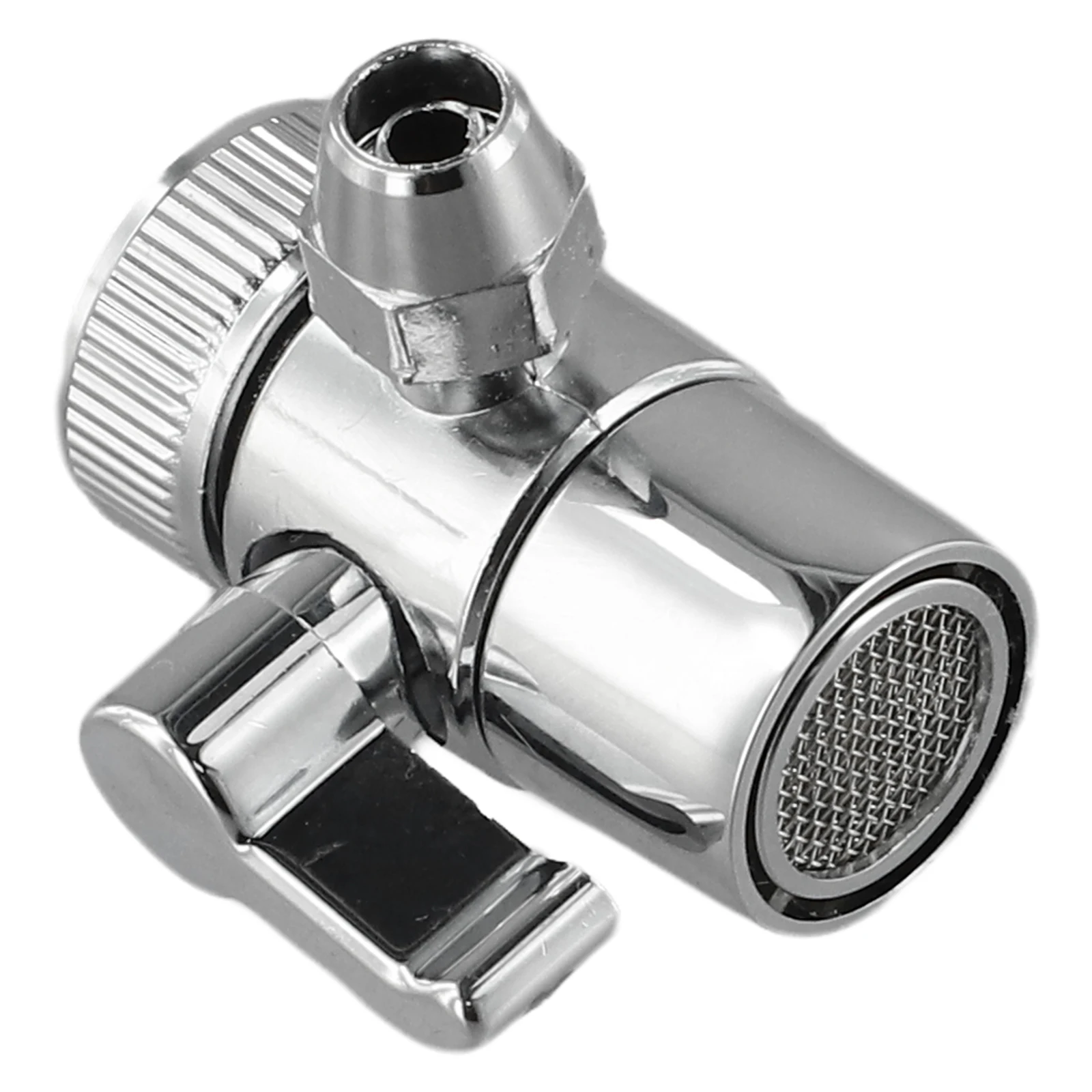 Dual Output Valve Kitchen Faucet Adapter Multiple Connection Options Valve Efficient Water Flow Fits Various Fittings