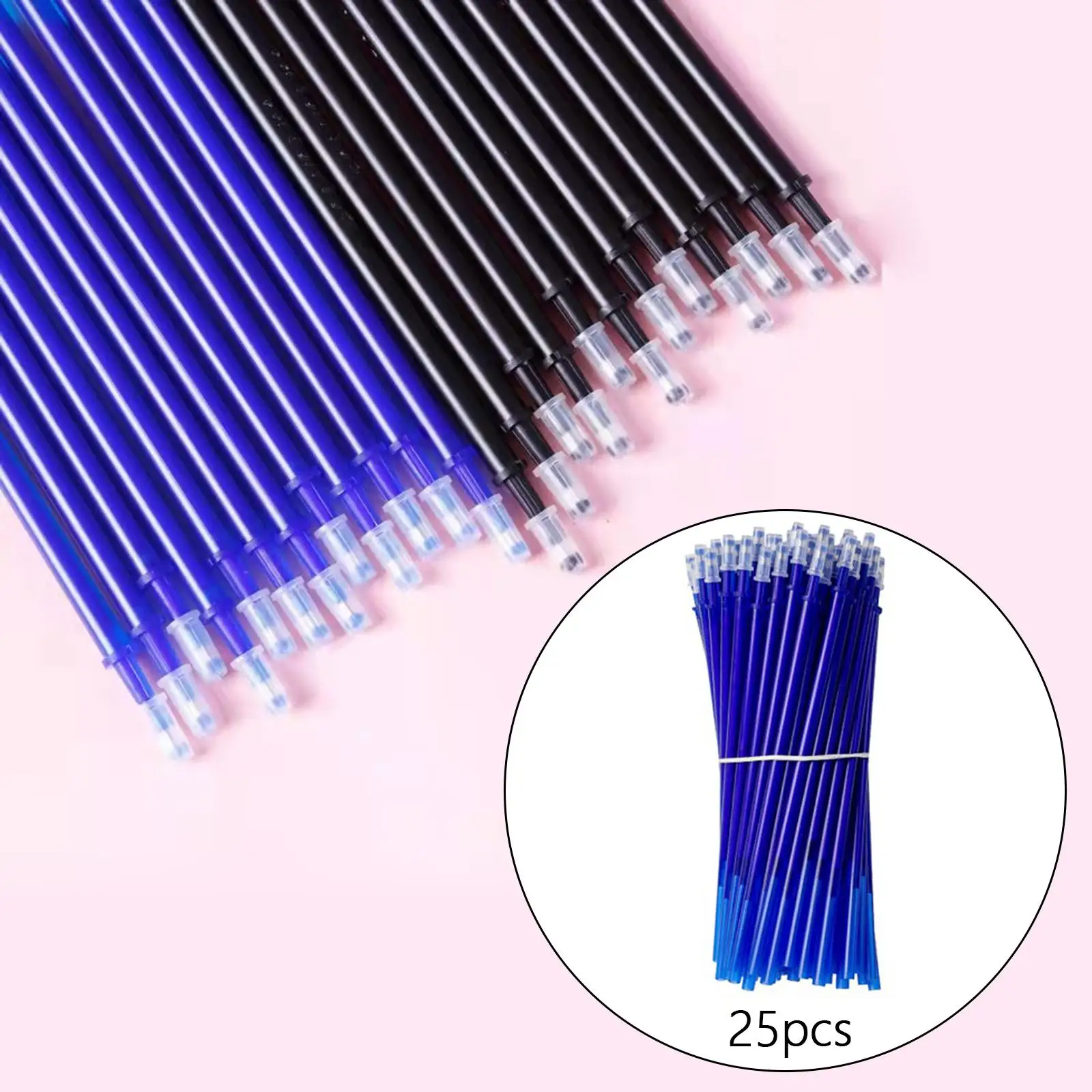 Fabric Marking Refills Heat Erase Pens 0.5mm Smooth Writing for Quilting Tailoring Home Office School