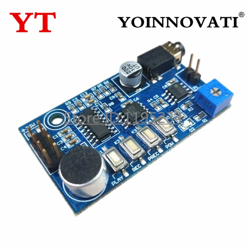1pcs YS-SR1 Sound Voice Recording Module DC 5V Loudly Public Voice Playback Loudspeaker Megaphone Replace ISD1820
