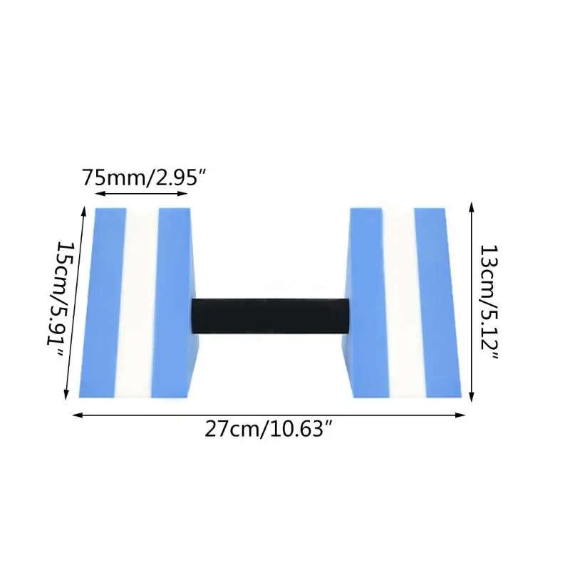 1 par triângulo espumas halteres piscina resistência peso da água halteres aquáticos dropship